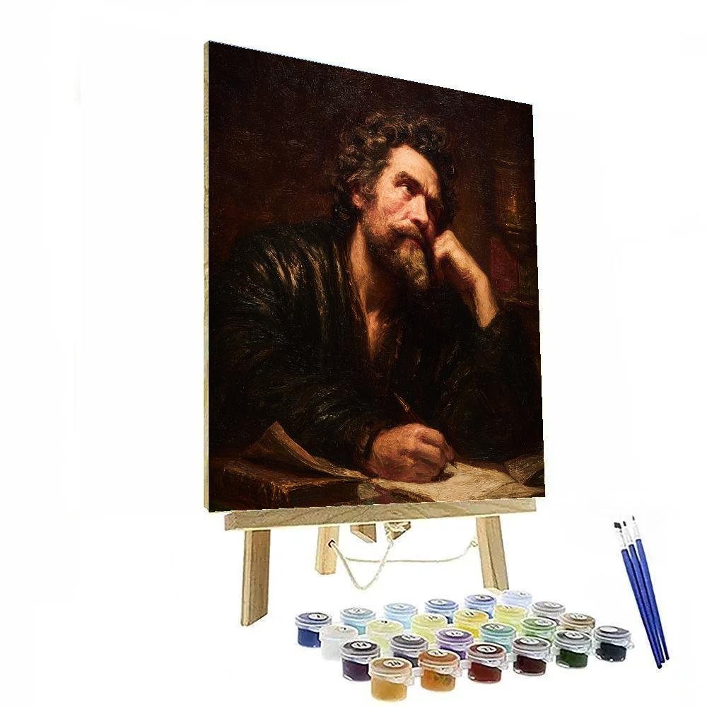 Rembrandt Inspired Scholar Study painting number kit