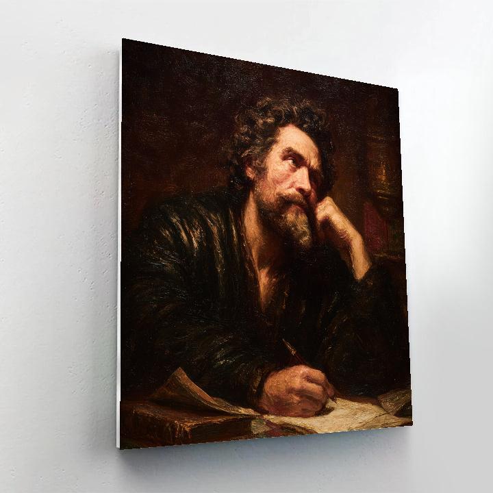 Rembrandt Inspired Scholar Study painting number kit