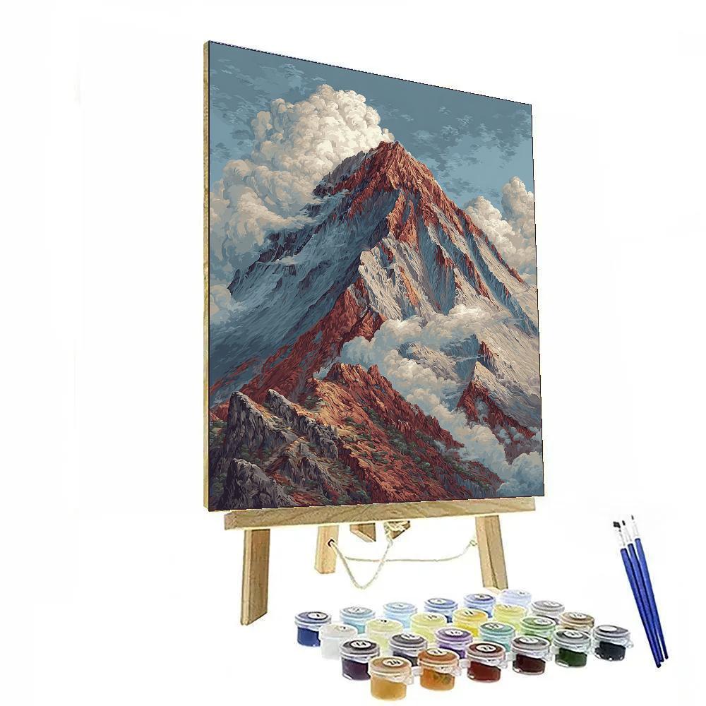 Michelangelo Inspired Volcanic Dawn Numbered painting kits