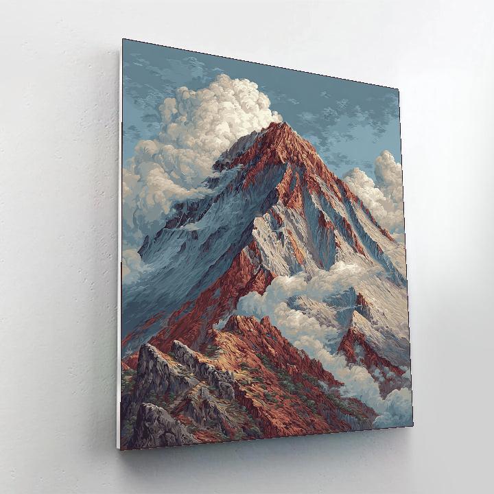 Michelangelo Inspired Volcanic Dawn Numbered painting kits