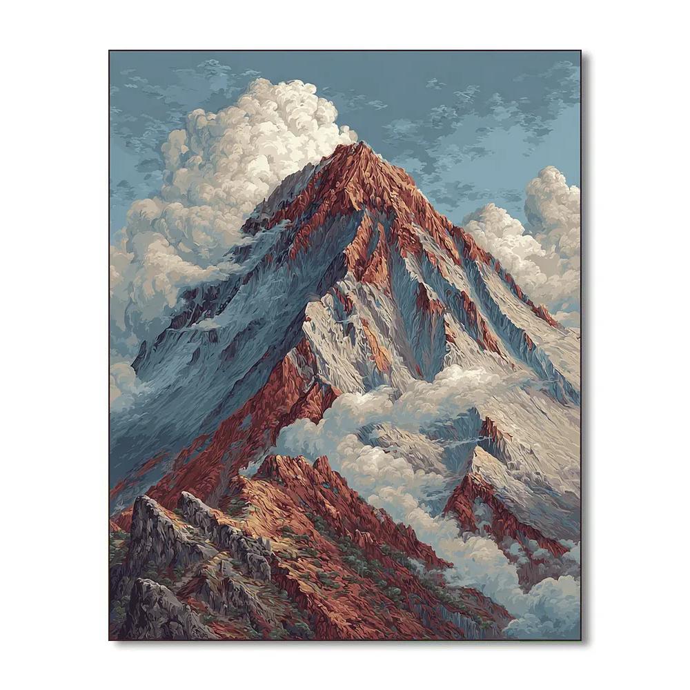 Michelangelo Inspired Volcanic Dawn Numbered painting kits