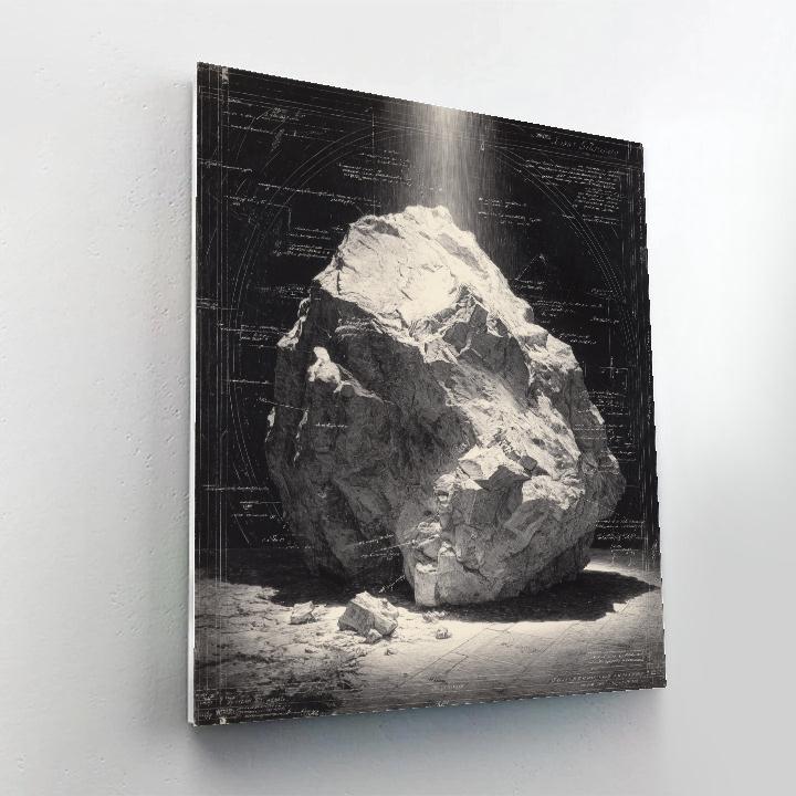 Caravaggio Inspired Meteor Fragment Study Paint by numbers art