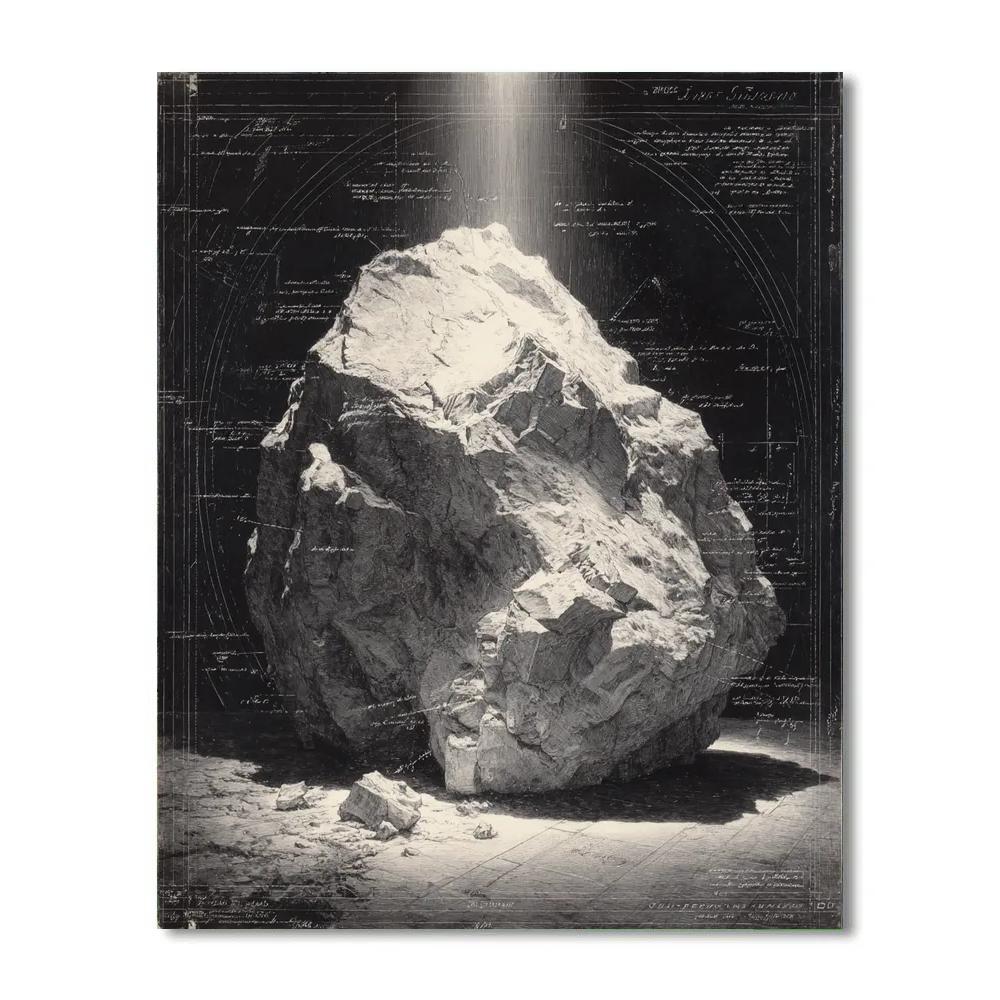 Caravaggio Inspired Meteor Fragment Study Paint by numbers art