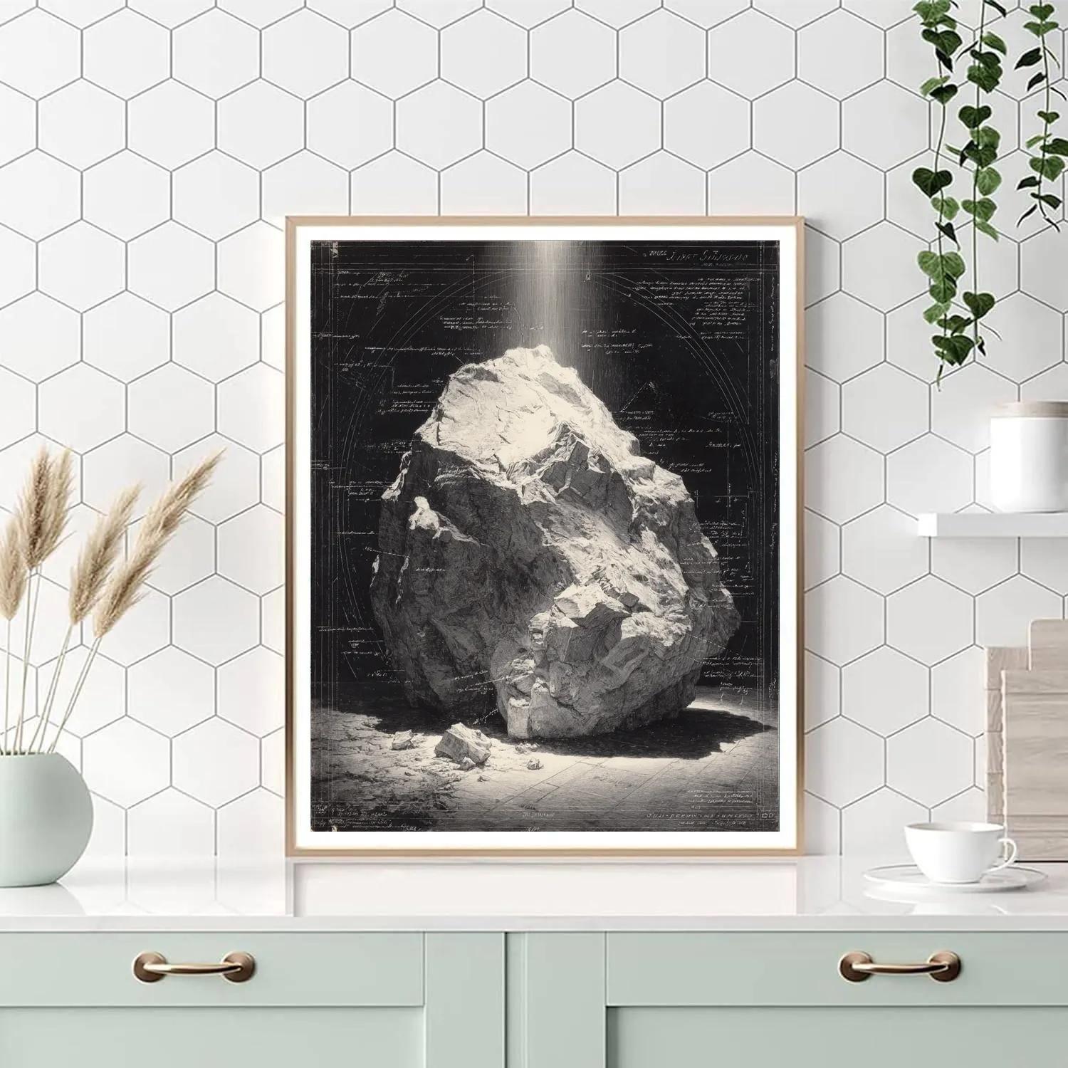 Caravaggio Inspired Meteor Fragment Study Paint by numbers art