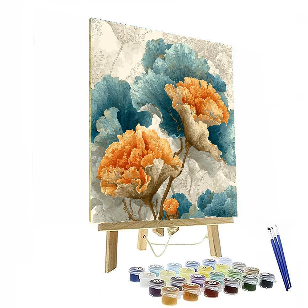 Leonardo Da Vinci Inspired Coral Spiral Study Painting by numbers kit