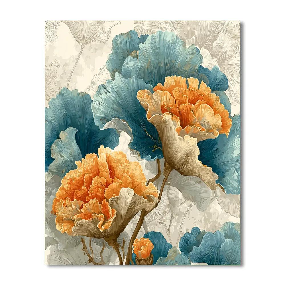 Leonardo Da Vinci Inspired Coral Spiral Study Painting by numbers kit