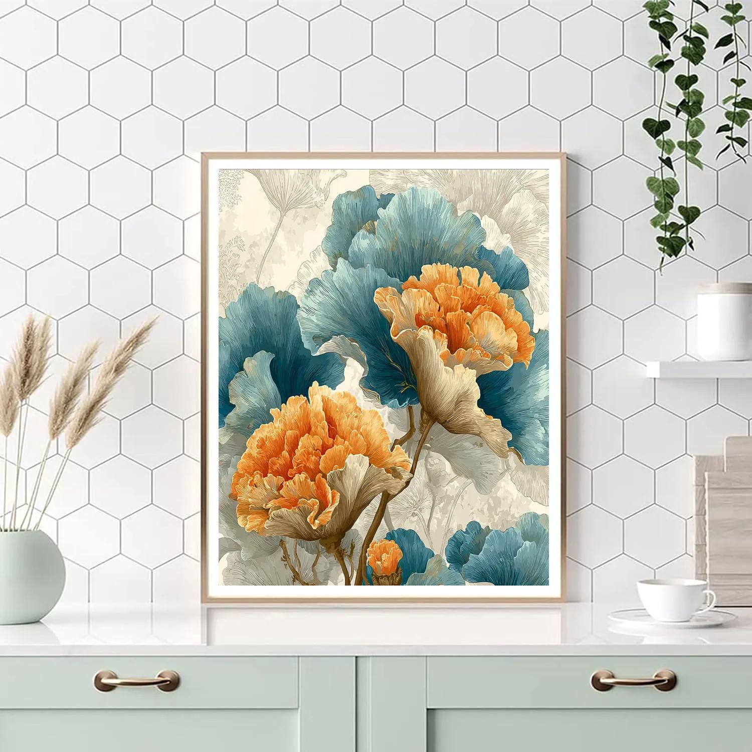 Leonardo Da Vinci Inspired Coral Spiral Study Painting by numbers kit