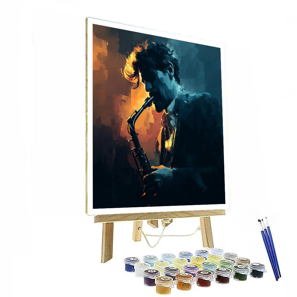 John Singer Sargent Inspired Jazz Night paint by color