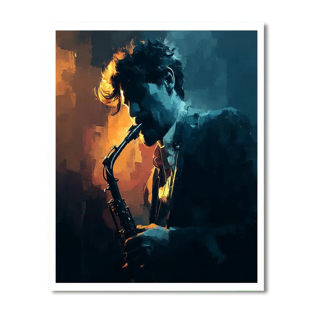 John Singer Sargent Inspired Jazz Night paint by color