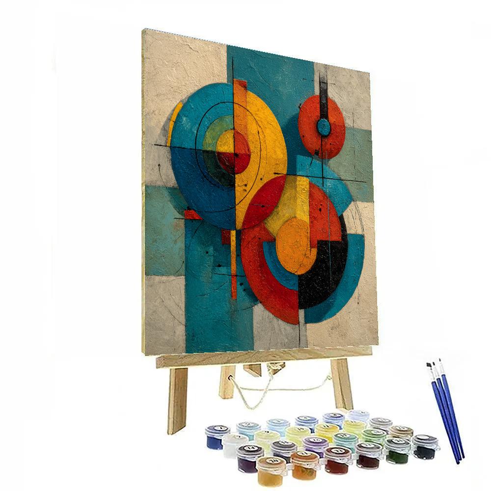 Wassily Kandinsky Inspired Nebula Music DIY paint by numbers