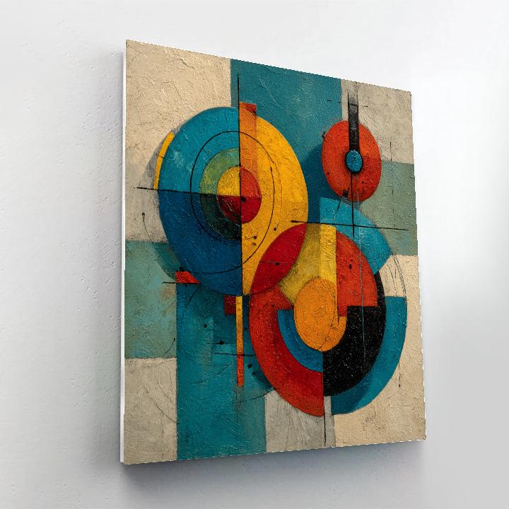 Wassily Kandinsky Inspired Nebula Music DIY paint by numbers