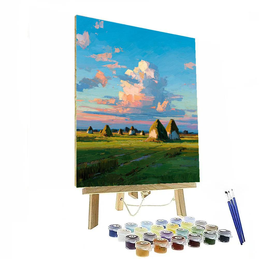 John Constable Inspired Hayrick Paint by numbers art