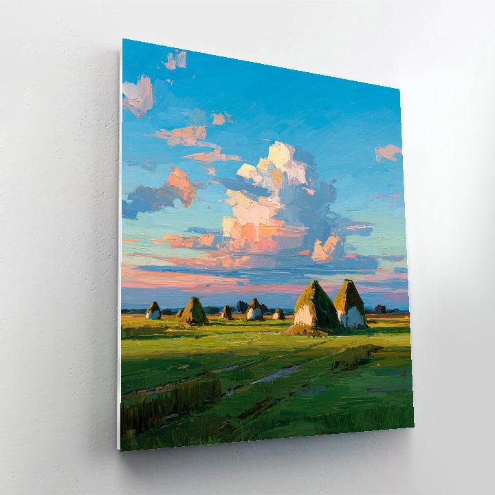 John Constable Inspired Hayrick Paint by numbers art