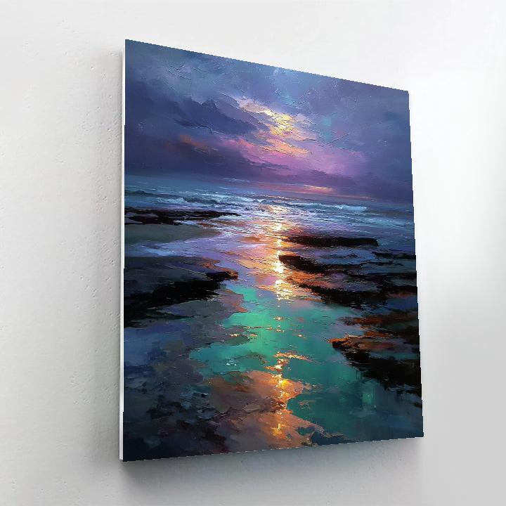 J.M.W. Turner Inspired Aurora Passage Paint by numbers kits