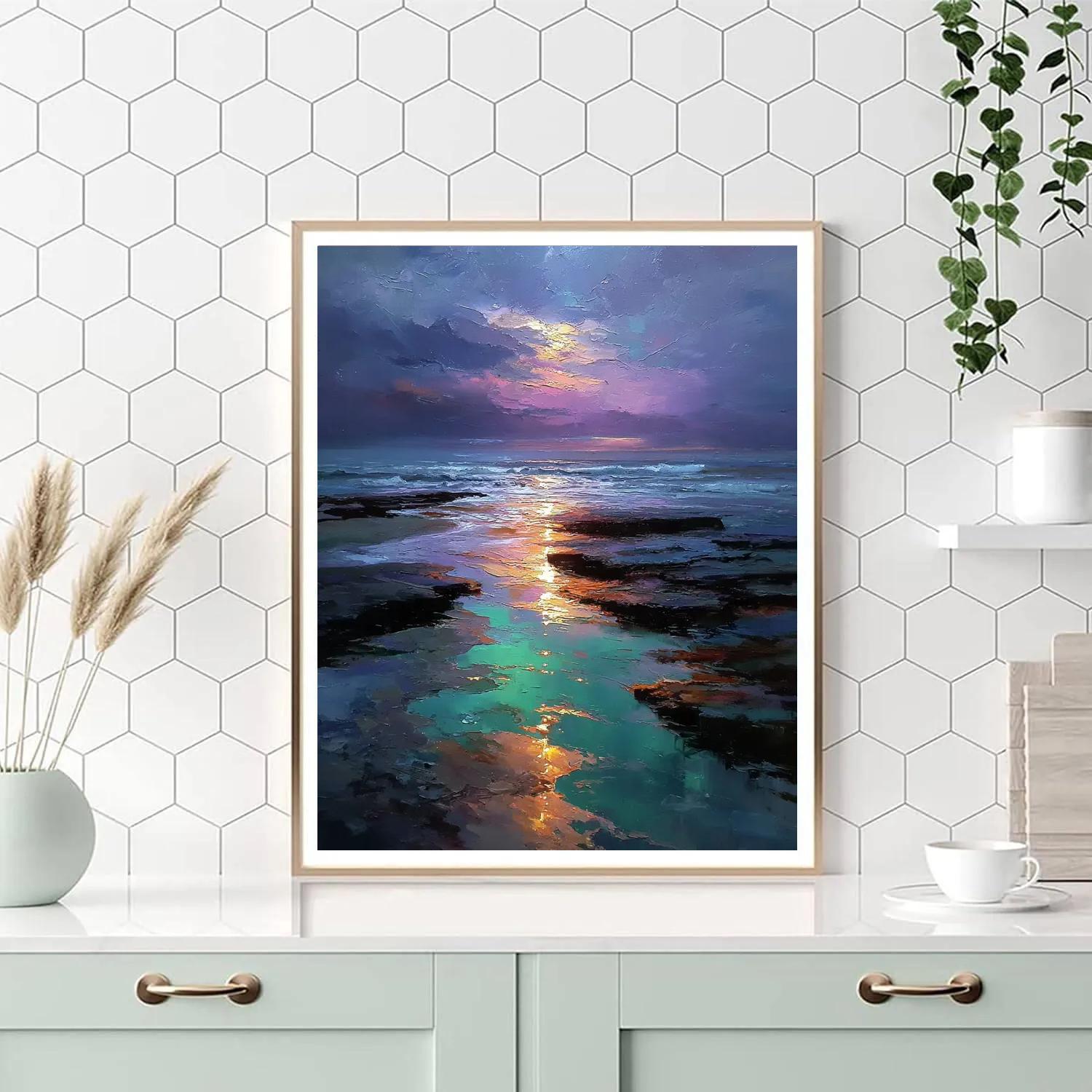 J.M.W. Turner Inspired Aurora Passage Paint by numbers kits
