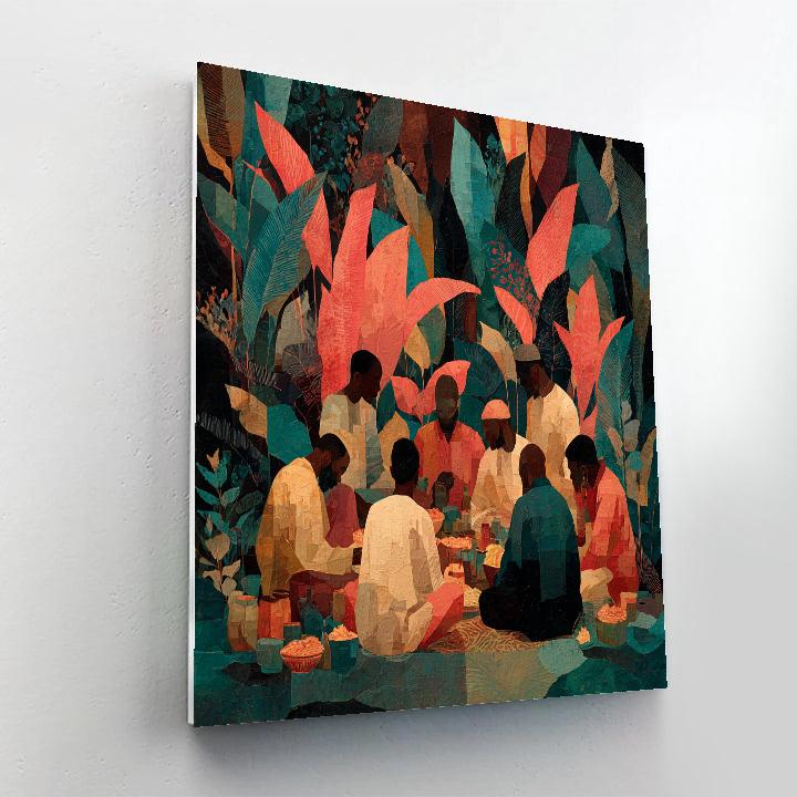 Paul Gauguin Inspired Island Feast paint by number