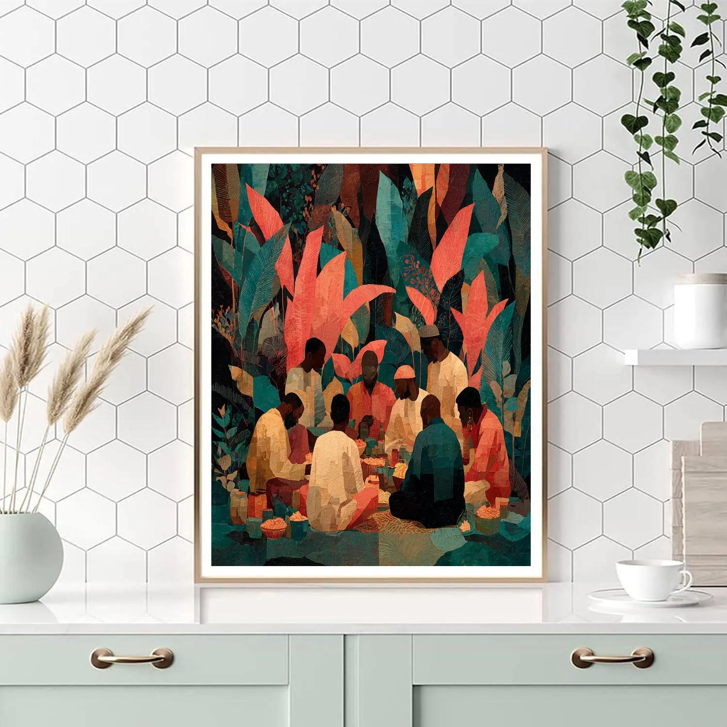 Paul Gauguin Inspired Island Feast paint by number