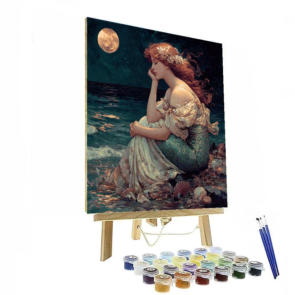 John William Waterhouse Inspired Mermaid Song Painting by numbers kit