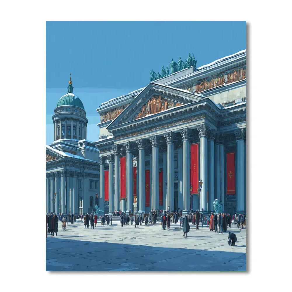 Jacques Louis David Inspired Revolutionary Parade Paint by numbers kits