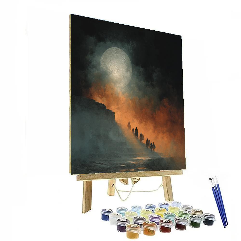 Goya Inspired Phantom Procession Numbered painting kits
