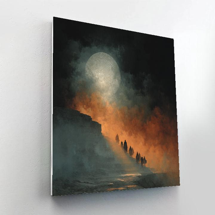 Goya Inspired Phantom Procession Numbered painting kits