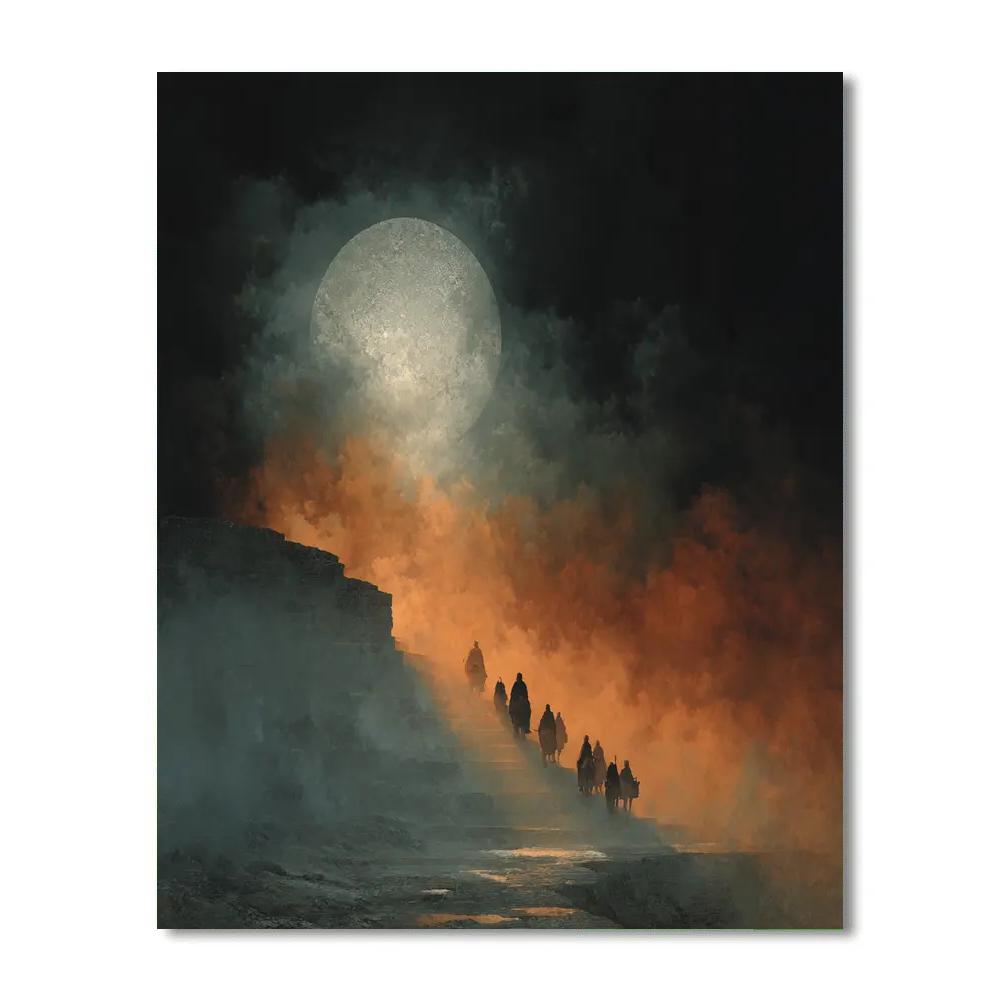 Goya Inspired Phantom Procession Numbered painting kits