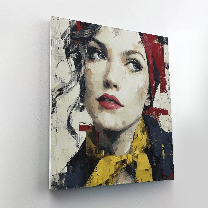 Willem De Kooning Inspired Urban Woman paint by numbers