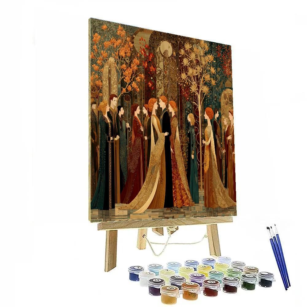 Gustav Klimt Inspired Mythological Celebration Paint by numbers kits