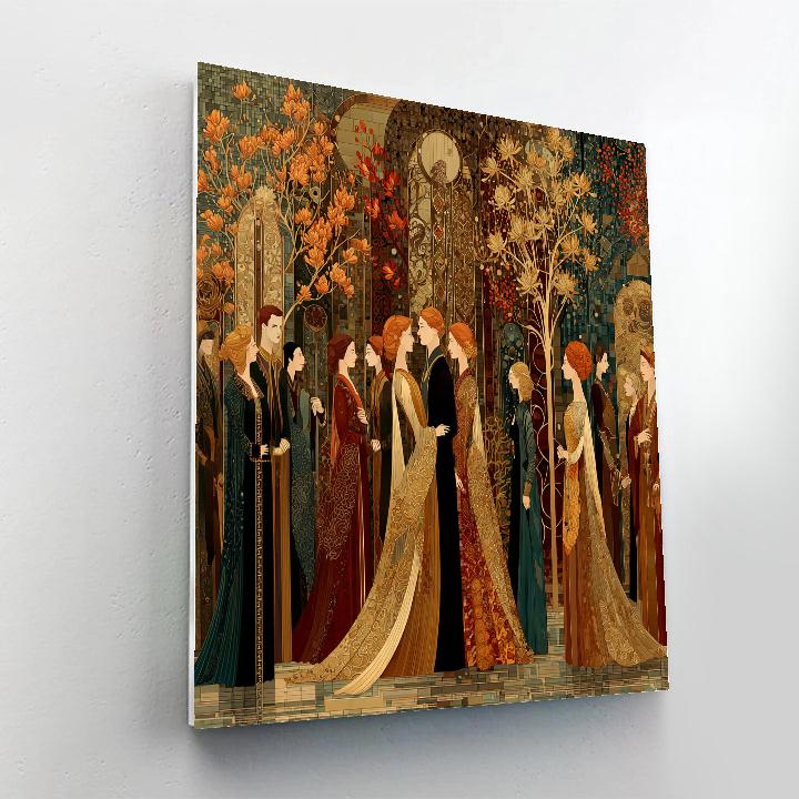 Gustav Klimt Inspired Mythological Celebration Paint by numbers kits