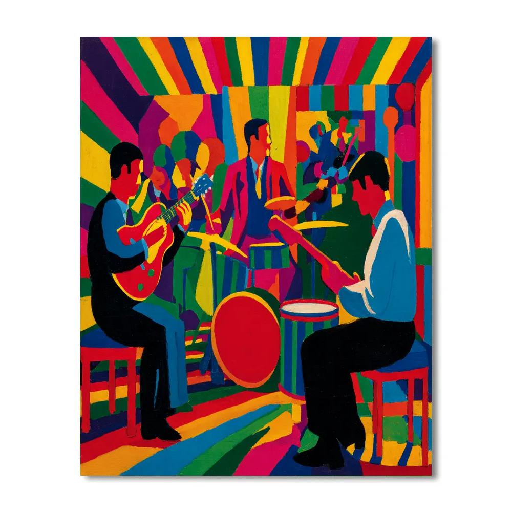 Henri Matisse Inspired Indoor Music Concert Painting by numbers kit
