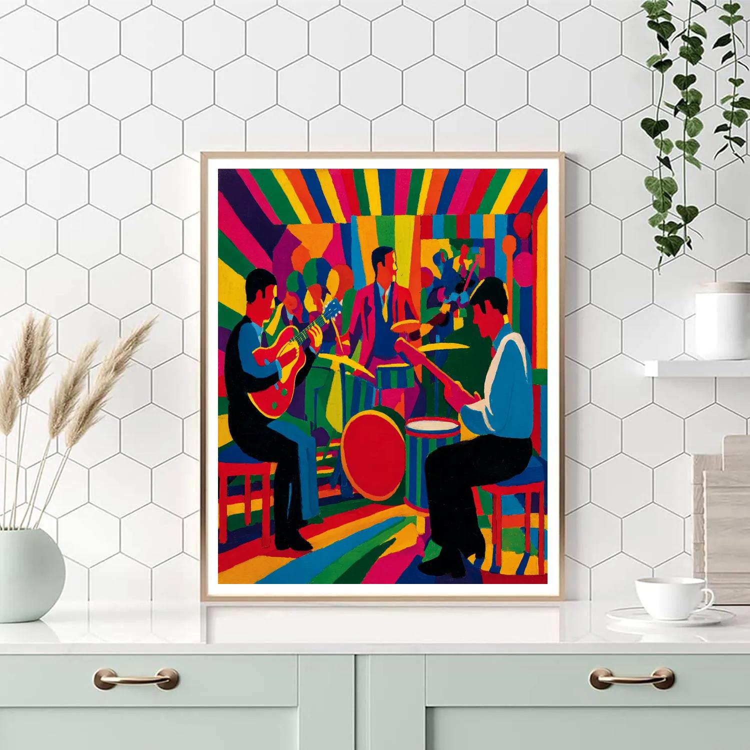 Henri Matisse Inspired Indoor Music Concert Painting by numbers kit