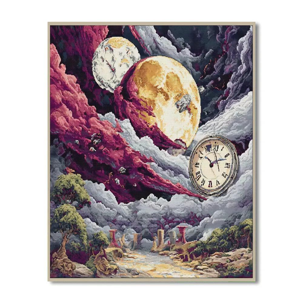Salvador Dali Inspired Lunar Eclipse Fantasy Numbered painting kits