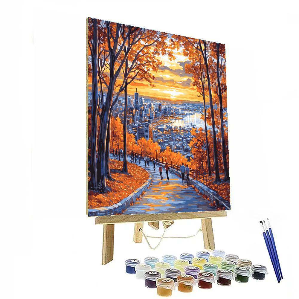 Mont Royal Lookout Montreal Canada paint by numbers