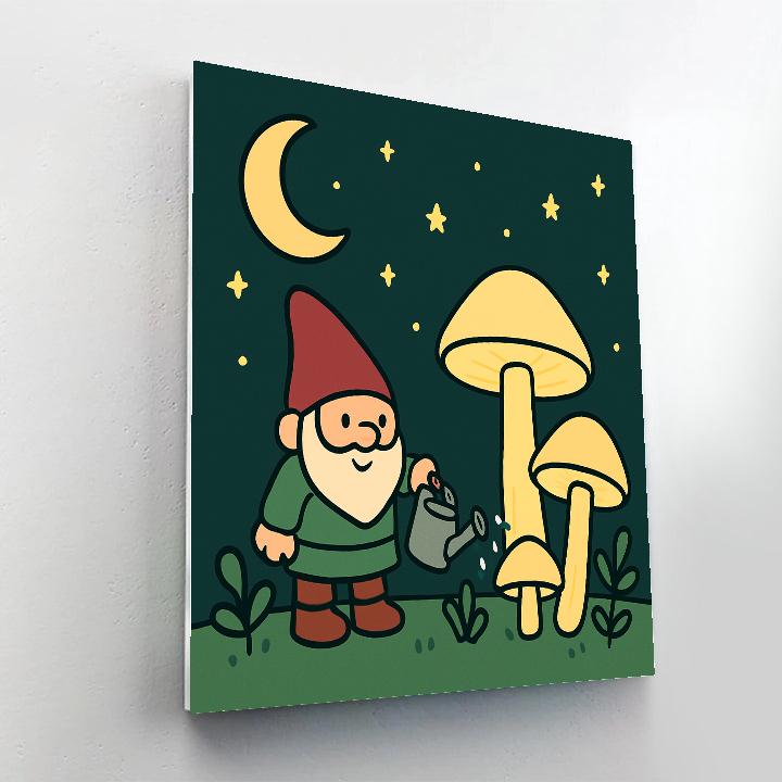Galactic Garden Gnome Numbered painting kits