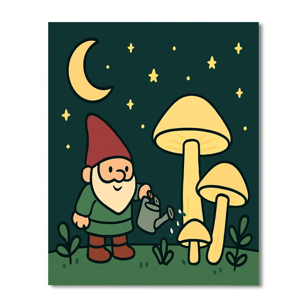 Galactic Garden Gnome Numbered painting kits