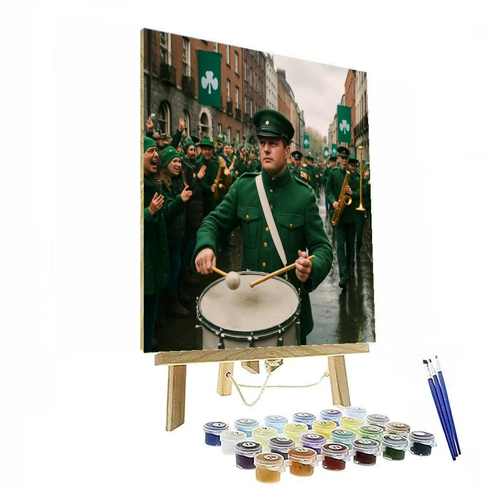 St Patricks Day Parade Dublin Painting by numbers kit