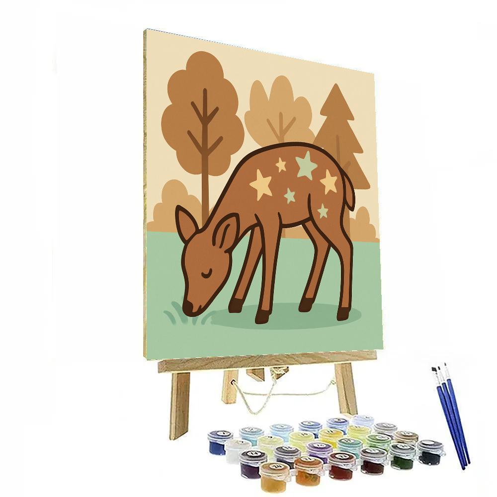Forest Star Deer Paint by numbers kits