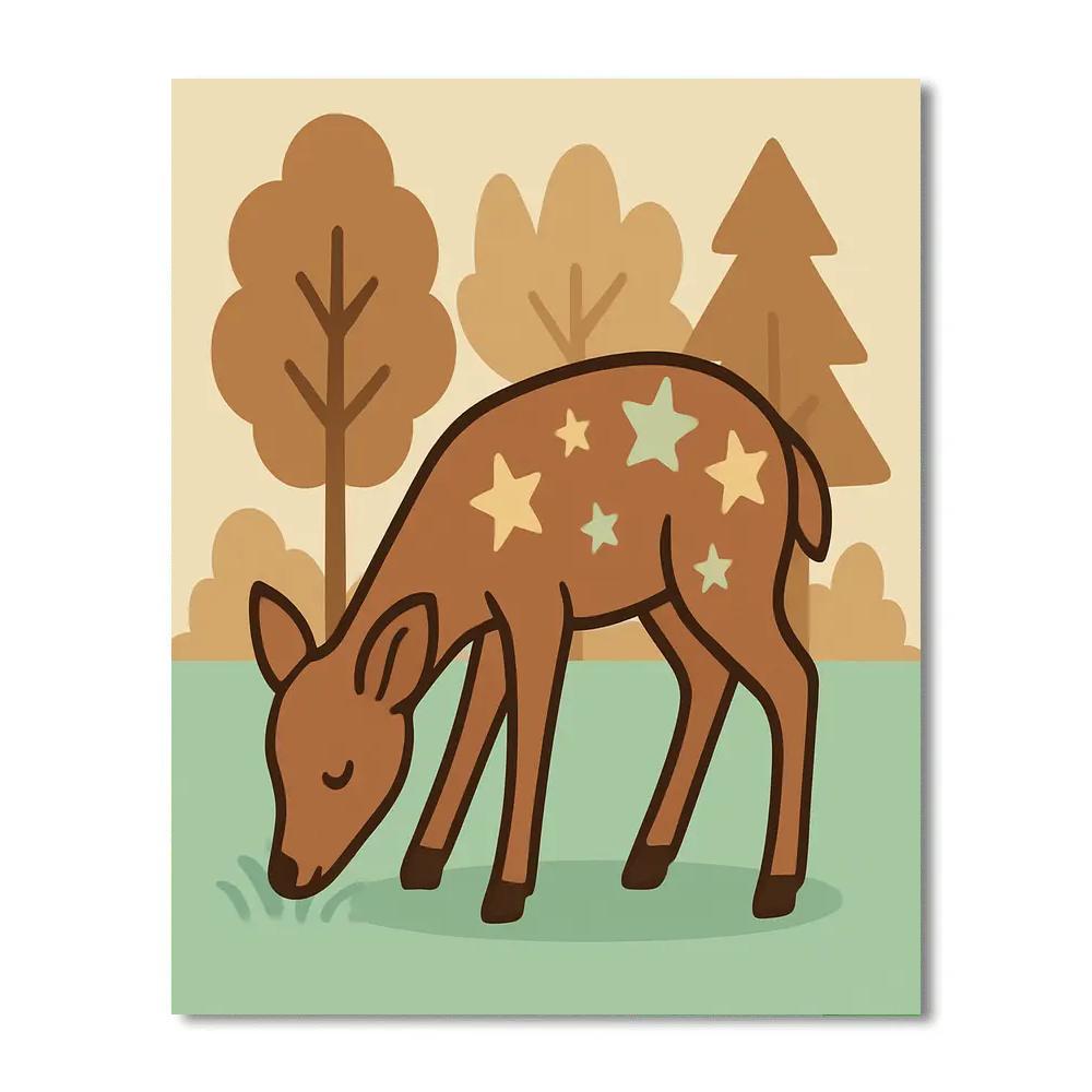 Forest Star Deer Paint by numbers kits