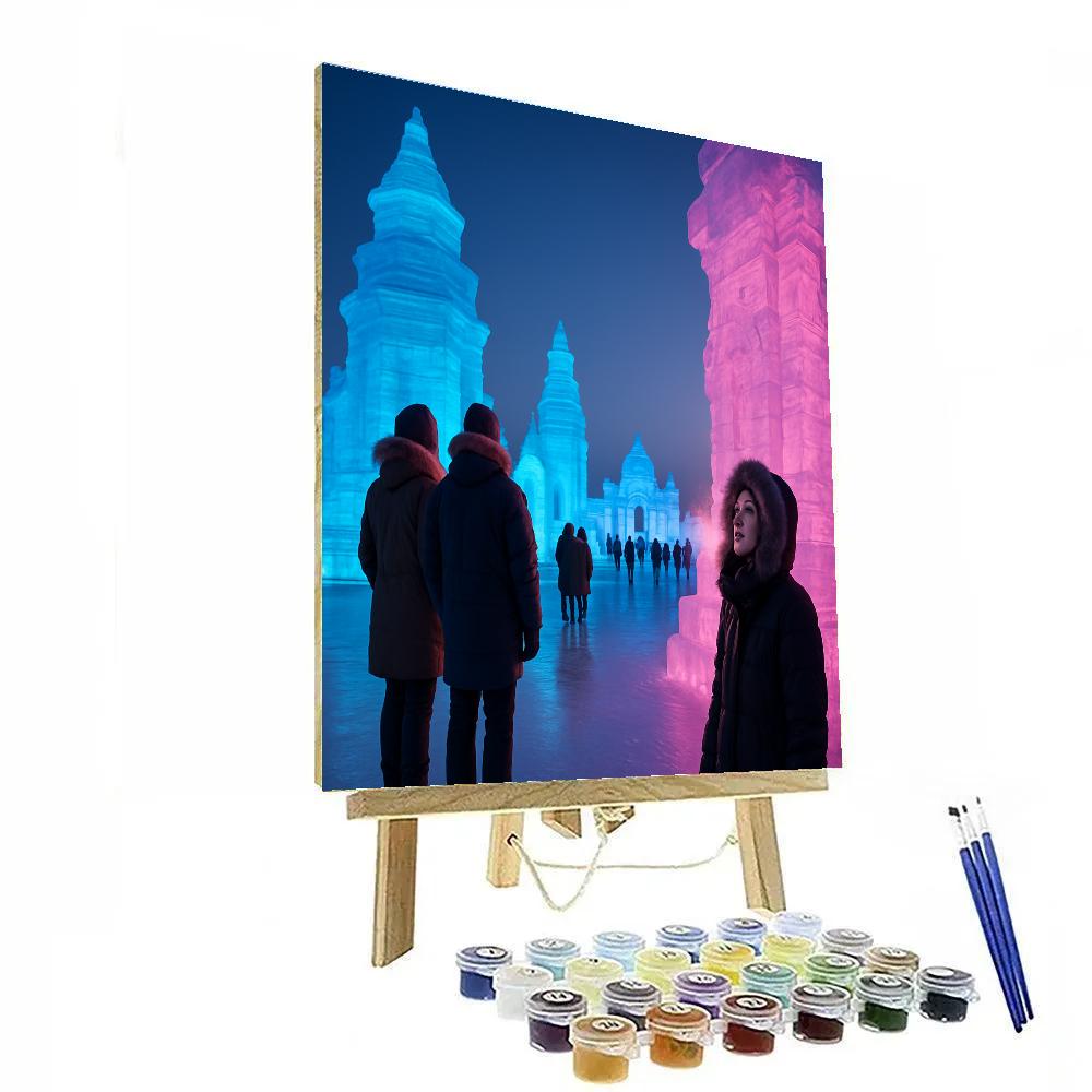 Harbin Ice And Snow Festival Sculptures paint by numbers