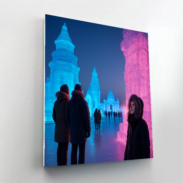 Harbin Ice And Snow Festival Sculptures paint by numbers