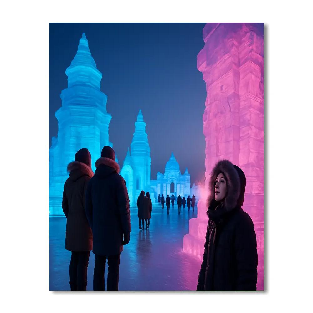 Harbin Ice And Snow Festival Sculptures paint by numbers