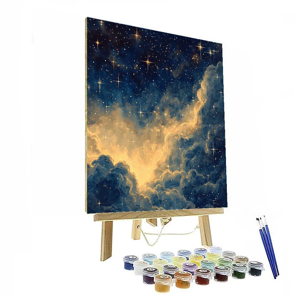Leonardo Da Vinci Inspired Nebula Study DIY paint by numbers