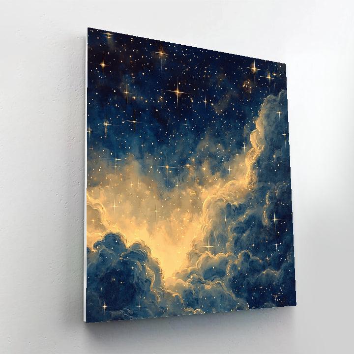 Leonardo Da Vinci Inspired Nebula Study DIY paint by numbers