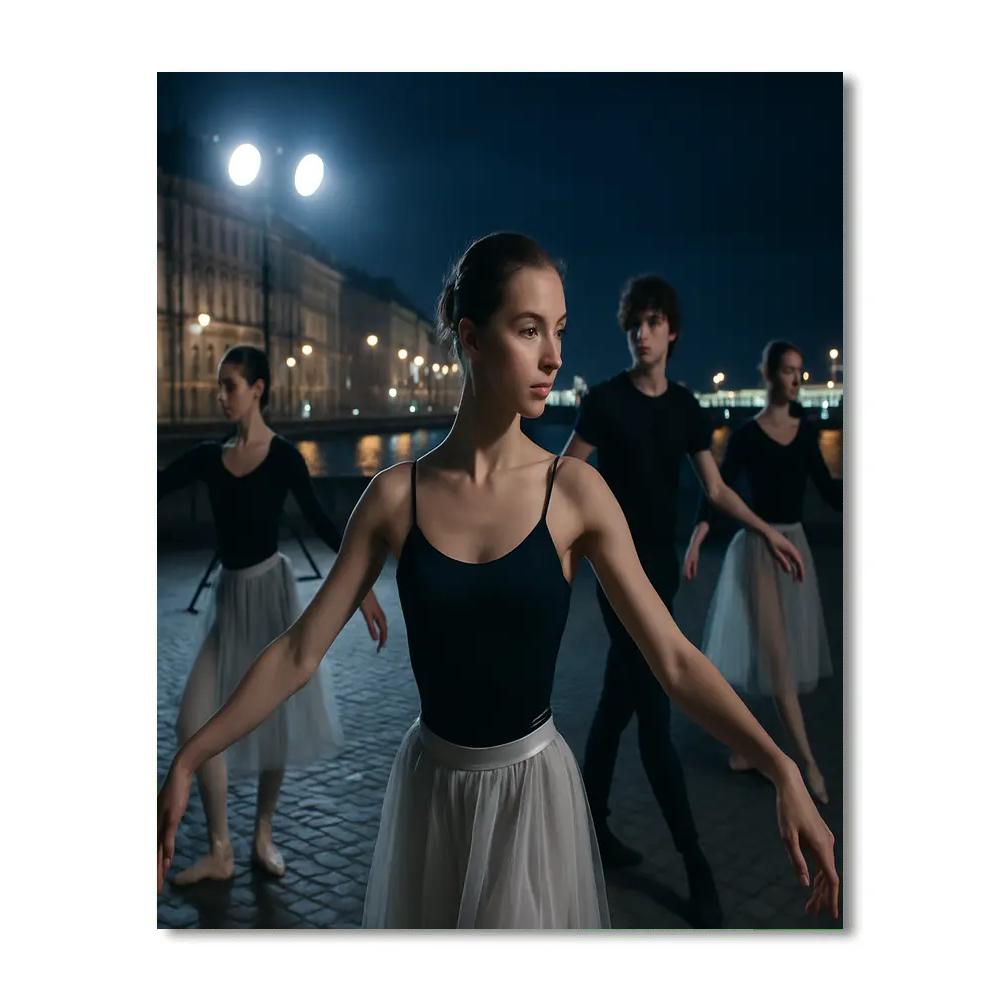 White Nights Festival Ballet St Petersburg painting number kit