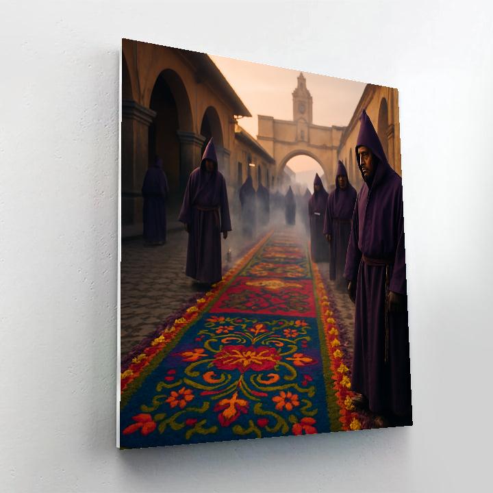 Semana Santa Antigua Guatemala Paint by numbers kits