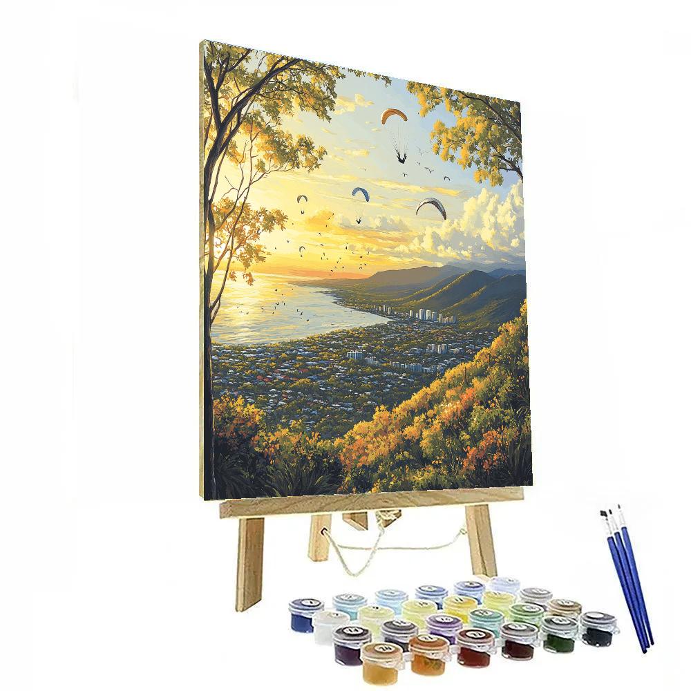 Castle Hill View Cairns Australia Painting by numbers kit