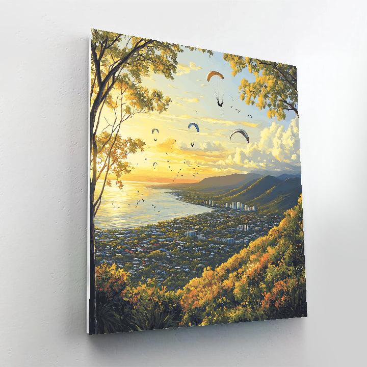 Castle Hill View Cairns Australia Painting by numbers kit