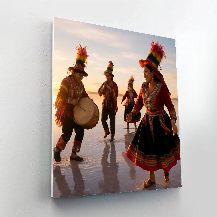Festival Of The Sun Uyuni Salt Flats DIY paint by numbers