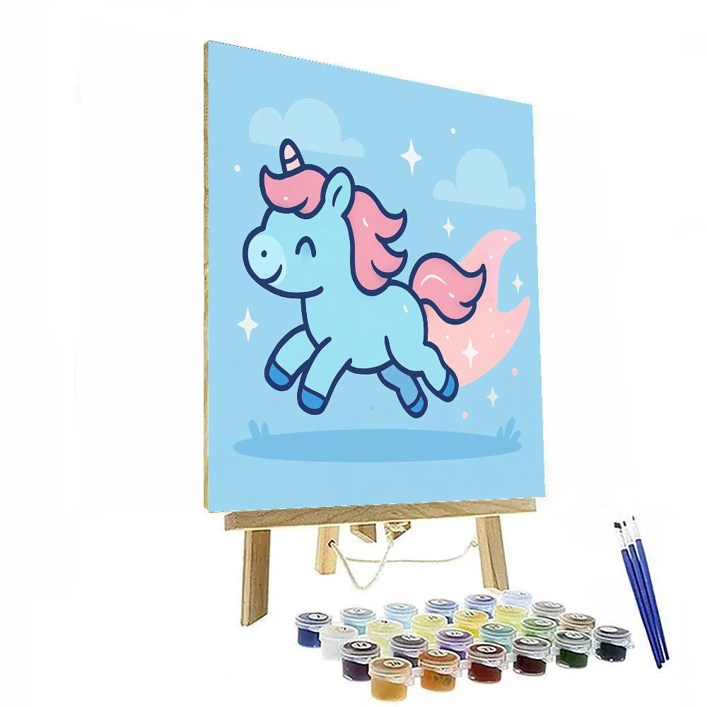 Comet Trail Pony paint by numbers