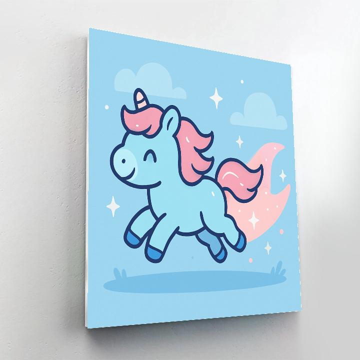 Comet Trail Pony paint by numbers